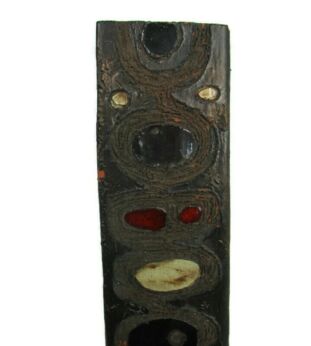 Modernist Ceramic Wall Plaque Perignem Mid Century Modernist Abstract Fat Lava