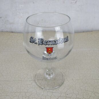 Watou St Bernardus Belgian Beer Chalice Glass Belgium Brewery Collector