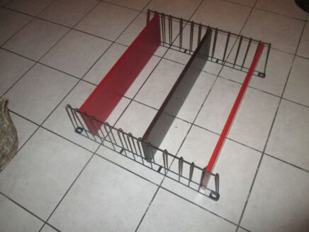 Vintage Original Tomado 60s Midcentury Design Taek Wall Shelving Unit Marked