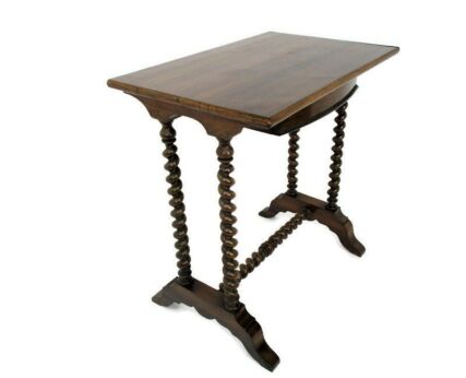 Large Barley Twist Nightstand Side Table Cabinet Hallway Desk Furniture Drawer Beautiful