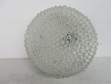 Round Glass Flush mount Sconce Lamp Lampada bubbled glass Helena Tynell Style Gorgeous