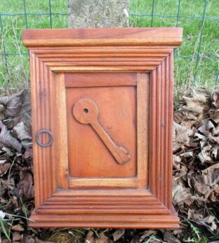 Vintage Small Wooden Hallway Key Cabinet wall cabinet Lovely Authentic