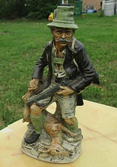 Vintage decanter Liquor Italian Rare Old Hunter Mindestinh Rare
