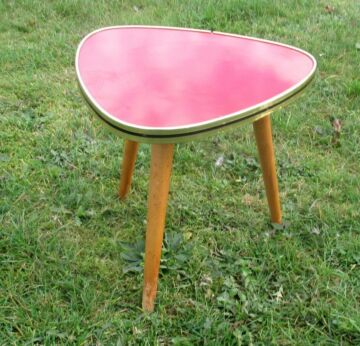 Small Retro Vintage Tripod Coffee Table Side Table Plant stand Mid Century 