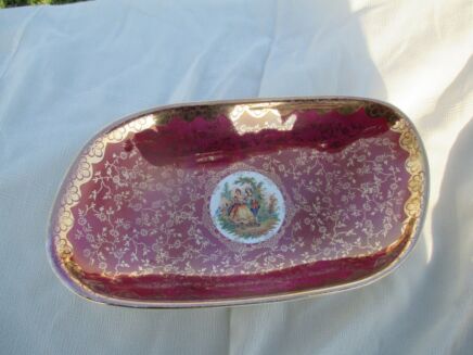 German Plate Platter Tray Bavaria KHM Marked Limoges style Lovely