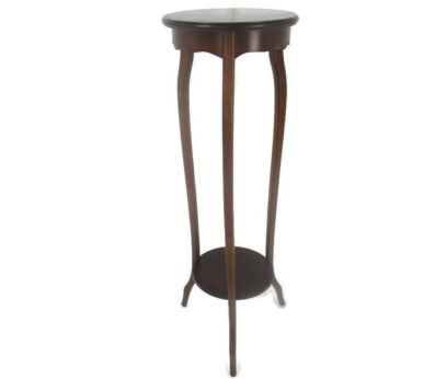 Elegant Pedestal Table Plant Flower Stand Side Table Country Style Two Tier 36.22"