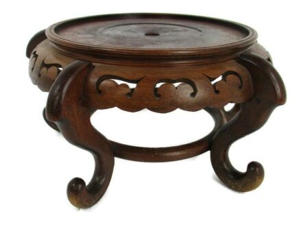 Pedestal Stand for Planter Flower Jardiniere or Vase Chinese Wood Display Base