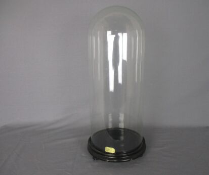 Large Antique Round Hand Blown Glass Dome Globe Steampunk Display 18.50"