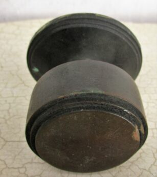 Antique Bauhaus Art Deco Door Knob Architectural Ornate Salvage Reclaimed 1920s