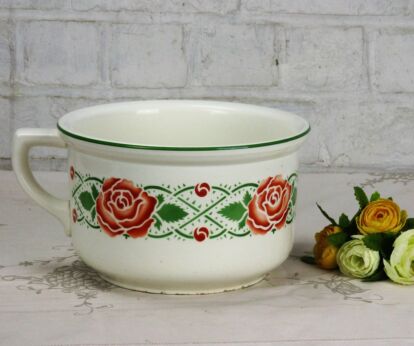 Art Deco Maastricht Holland Chamber Pot Flowers Stylish Cachepot Marked