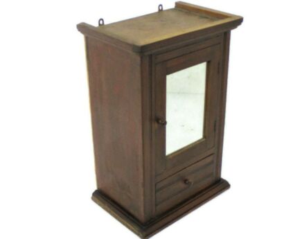 Mid Century Kitchen Apothecary Pharmacy Medicine Bathroom Wall hanging Cabinet Barn Country Style Farmhouse