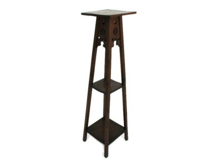 XL Art Nouveau Deco Ornate 3 Tier Pedestal Table Plant Bonsai Stand Side Table Country Barn Farmhouse style