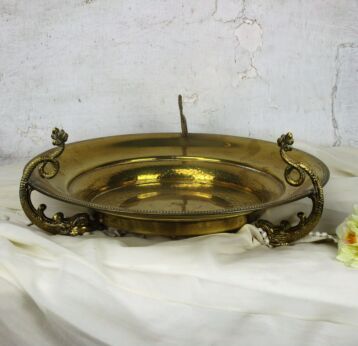 Large Fruit Ornate Bowl Dish Centerpiece nautical Decorative Fish