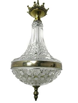 Wedding Chandelier Teardrop Pendant Bubbled Glass Ceiling Light Beautiful French