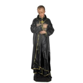 XL Antique 1900 Altar Statue Saint John Berchmans Patron of Youth Collector HTF