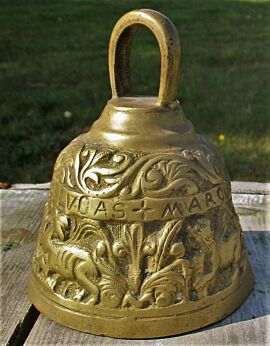 Sanctuary Brass Bell Ornate Evangelists John Luke Mark Matthew Symbols Beautiful