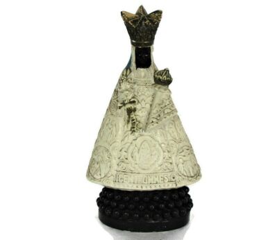 58 Black Madonna De Hal Halle Virgin Mary Statue Figurine Plaster Collector HTF 12.99"