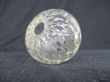 Venetian Murano Chandelier Replacement Part Clear Art Glass Reclaimed Bobeche