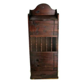 Baguette Bread French Wall Kitchen Cabinet Wood France Authentic