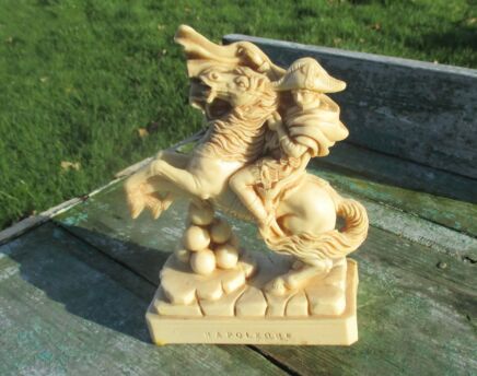 Vintage Resin Figurine Statuette Napoleon Napoleone by A. Gianetti Italy