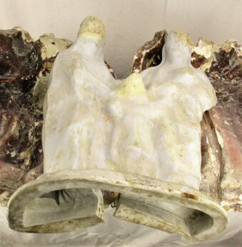 Antique Mold for Plaster Statue Holy family Large Religious Authentic Heavy