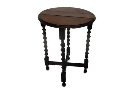 Barley Twist Wood Side Occasional Wine Coffee Tea Table Pedestal Plant Stand pliable Practical