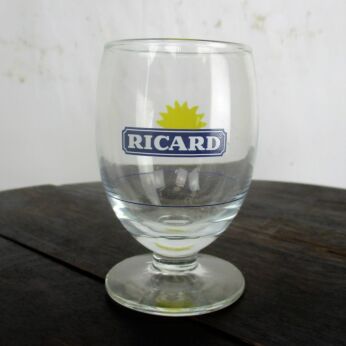 French Ricard Glass Pastis Apero France Collector HTF