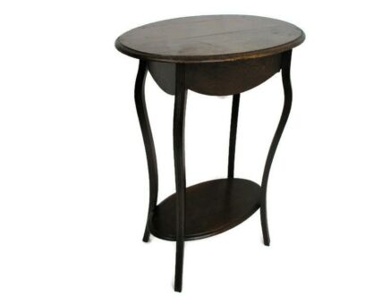 Beautiful Art Deco Pedestal Table Plant Flower Bonsai Display Stand Side Table Two Tier