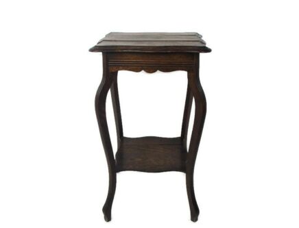 Lovely Art Deco Pedestal Table Plant Flower Bonsai Display Stand Side Table Two Tier Nightstand