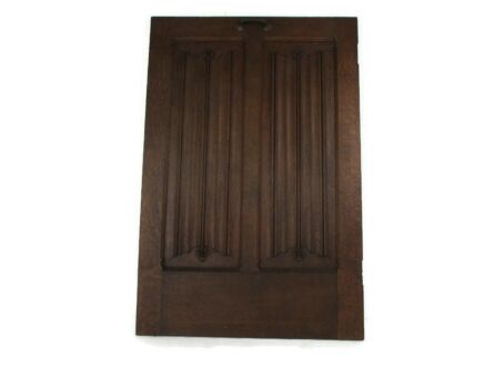 Hand Carved Wood Pediment Ornate  Architectural reclaimed Salvage  Door Panel Antique  Neo Gothic