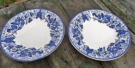 Blue Dragon Boch La louviere 2 Desert Salad Plates