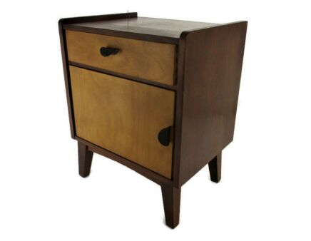 Danish Modern Teak Nightstand  End table  Mid Century Modernist Scandinavian WOW