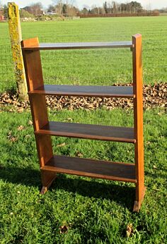 Vintage Teak Danish Modern Mid Century Design Wall Shelving Book Shelve Rack