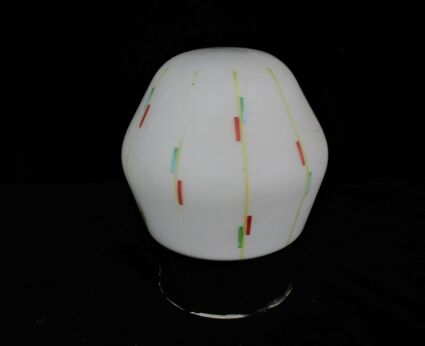 Design Retro Mid Century Modernist Space Age Wall Sconce Glass Abstract Design sixties