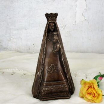 Statue Notre Dame de Our Lady Walcourt Infant Child Plaster Collector HTF 8.26"