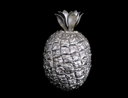Mauro Manetti Style Pineapple Ice Bucket Cooler 1960s Metal Retro