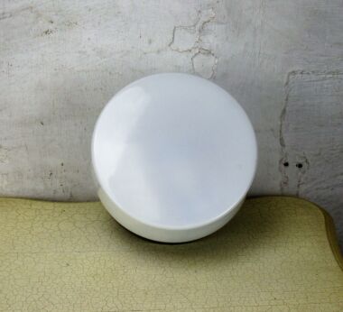 Opaline Milk Glass Flush mount Sconce Fixture Plafonniere Lamp Era Tynell 9.05"