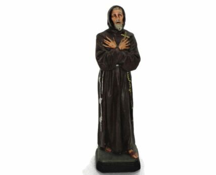 Gothic Statue Figurine saint Francis of Assisi HTF Collector 8.26"