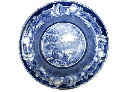 Antique Plate Foremark Derbyshire Sir Francis Burdett Reformer 1828 Transferware