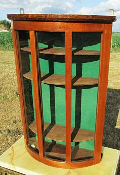Antique medicine bathroom Wall Cabinet Apothecary display Glass door0