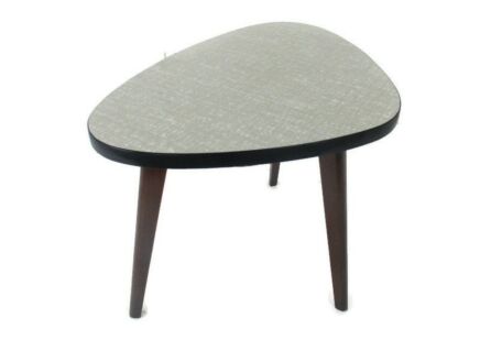 Retro Vintage Tripod Coffee Side Wine Table Mid Century Space Age Rockabilly