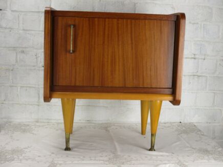 Mid Century Nightstand Teak Danish Modern End table Night stand Retro