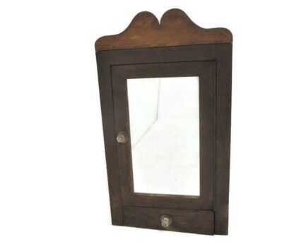 Kitchen Medicine Apothecary Wood Apothecary Bathroom Hanging Cabinet Barn Country Style