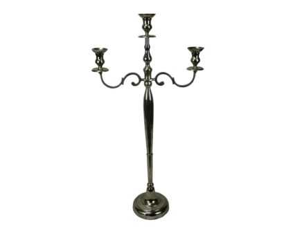 XL Candle Holder Candlestick Candelabra 3 arm Church Altar Monastery Silver Plated