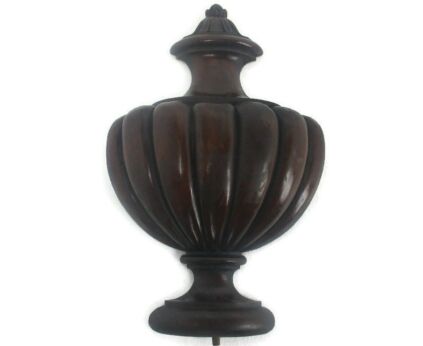 Antique Carved Wood Reclaimed Corbel Architectural Ornate Medallion Large Beautiful