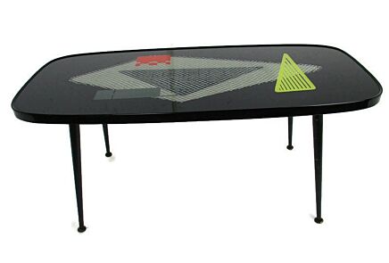 Vintage Space Age Atomic Side Coffee Wine Occasional Table Retro Funky Abstract