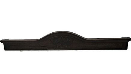 Large Ornate Carved Hand Carved Wood oak Reclaimed Pediment Architectural