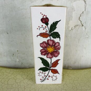 Vintage Ceramic Hanging Humidifier Radiator Dry Air Moisture Flowers Marked Bay