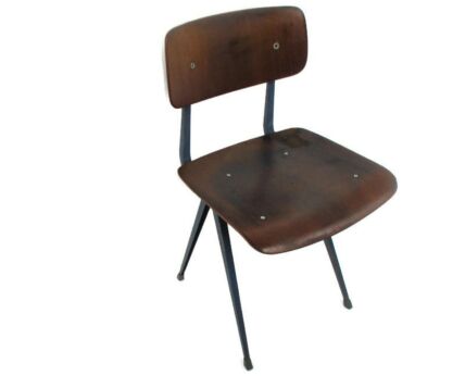 Friso Kramer Brown Result chair Ahrend De Cirkel fifties retro, finn juhl Eames style