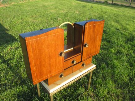 Vintage Art deco Medicine Kitchen Wall Cabinet Apothecary 3 drawers Mid Century